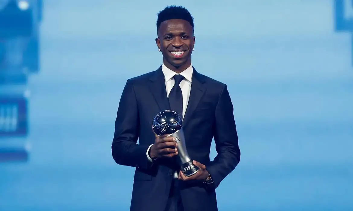 Vinícius Júnior é eleito o melhor jogador do mundo