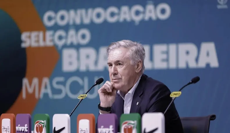 Ancelotti convoca a Seleção Brasileira para amistosos de março