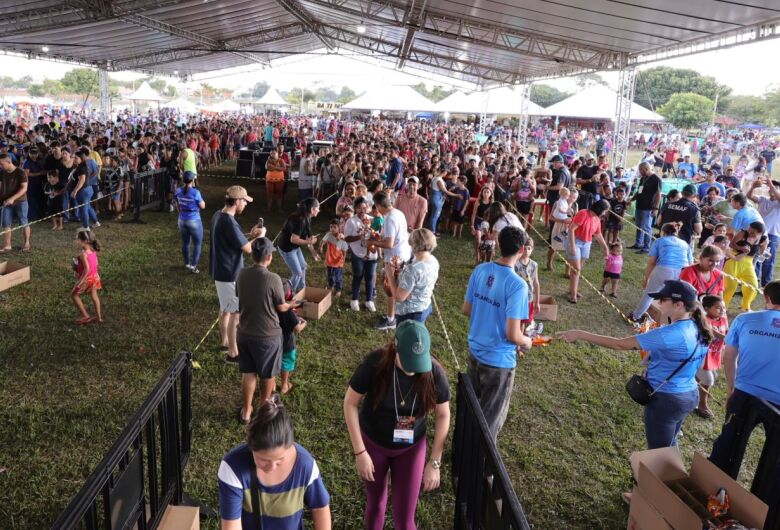 Festa da Páscoa atrai multidão e encerra com entrega de 2,5 mil...