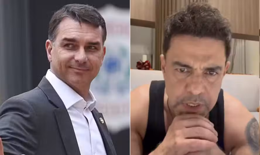 Na Expogrande, Flávio vai ao camarim de Zezé e grava vídeo para...
