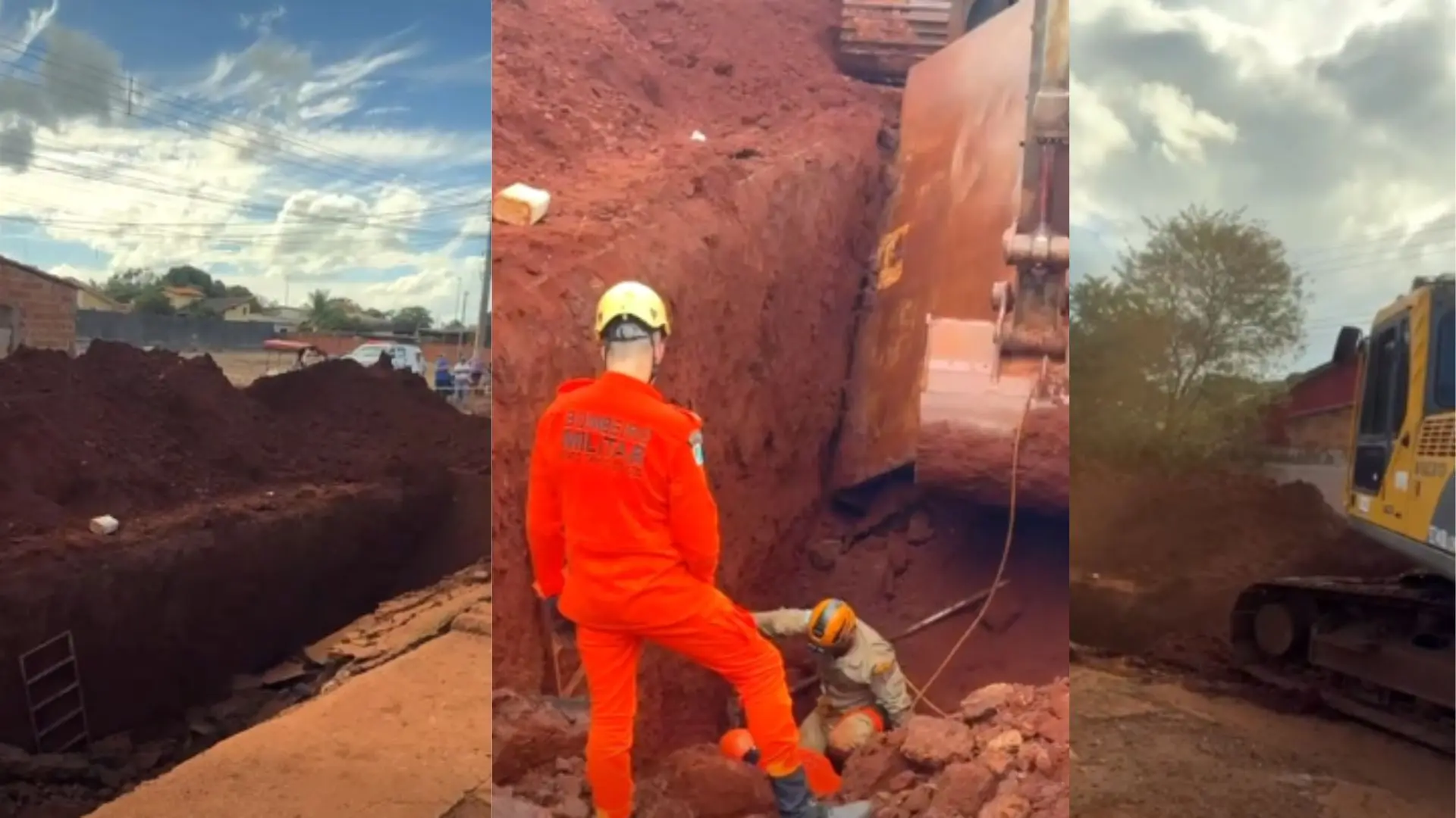 Trabalhador morre soterrado durante obra de rede de esgoto em Maracaju