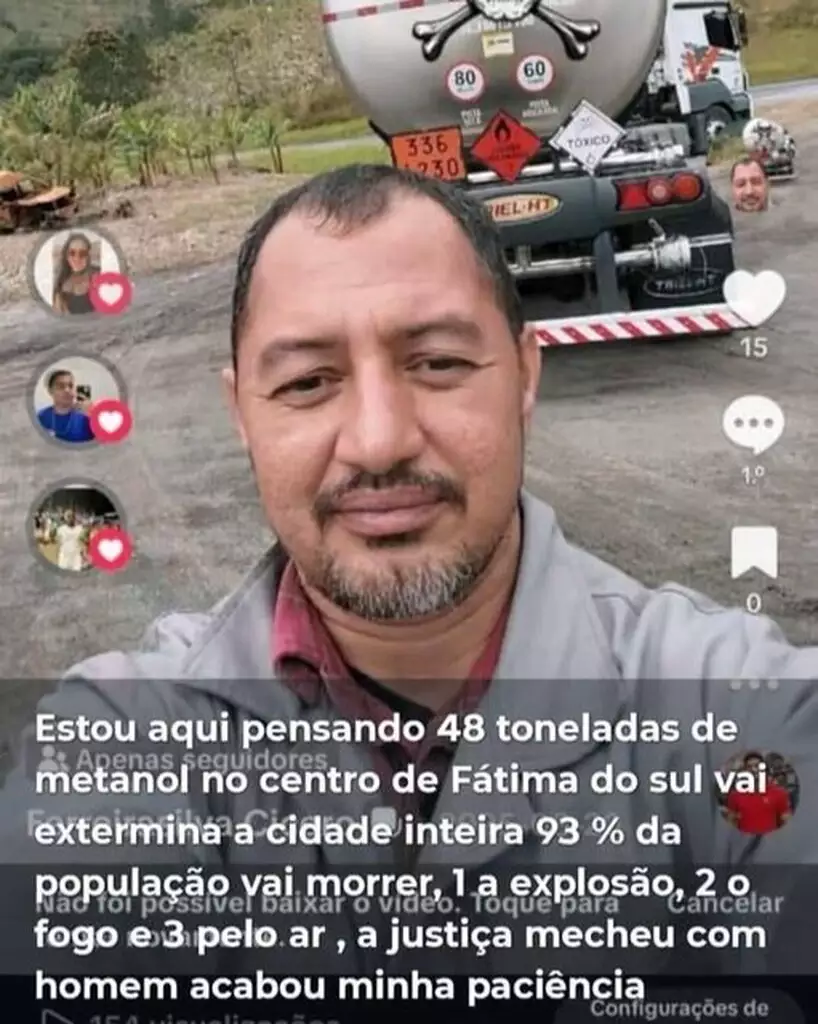 Homem que ameaçou explodir cidade é condenado por incêndio que...