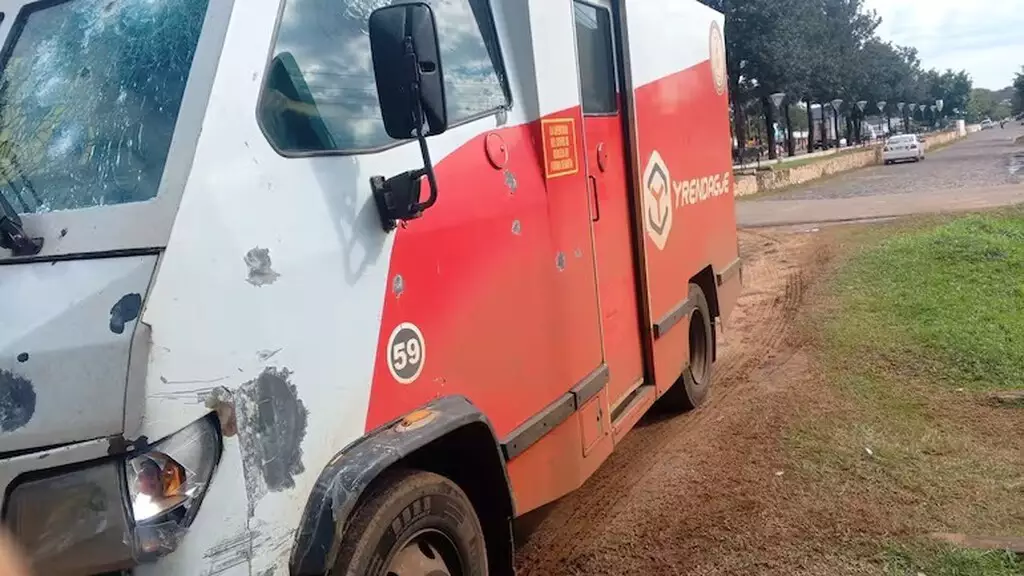 Motorista escapa de ataque armado a carro-forte na fronteira com MS