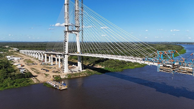 Receita Federal acompanha obras da Ponte Bioceânica em Porto Murtinho