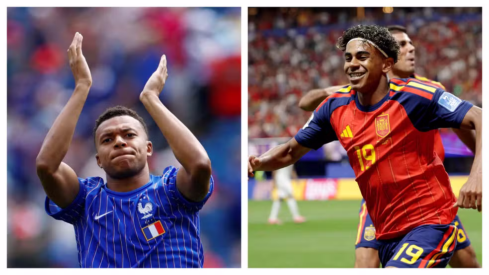 França x Espanha: Mbappé e Lamine Yamal travam duelo de gigantes...