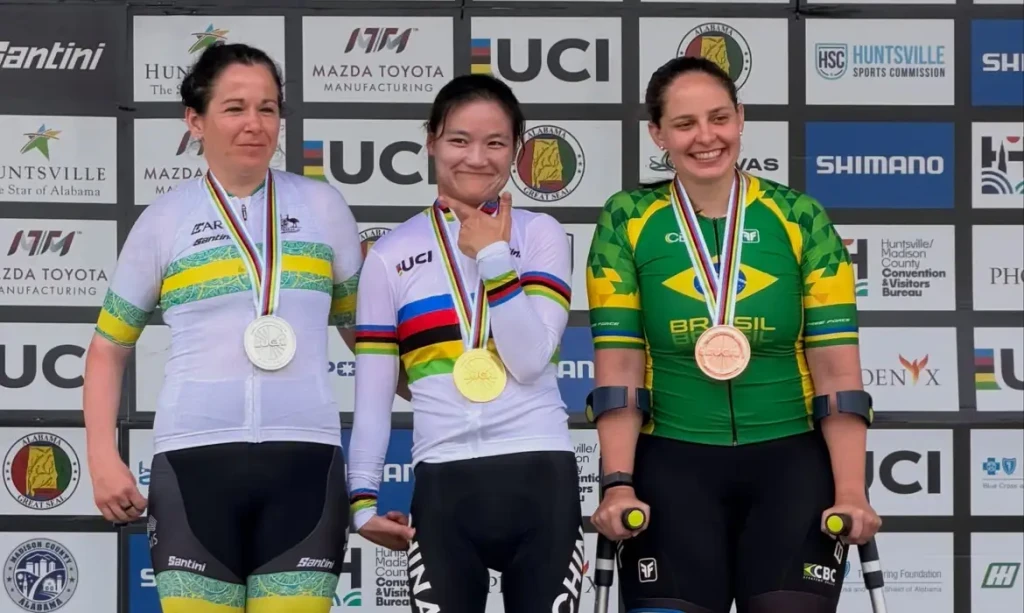 Brasil encerra Mundial de paraciclismo com cinco medalhas nos Estados...